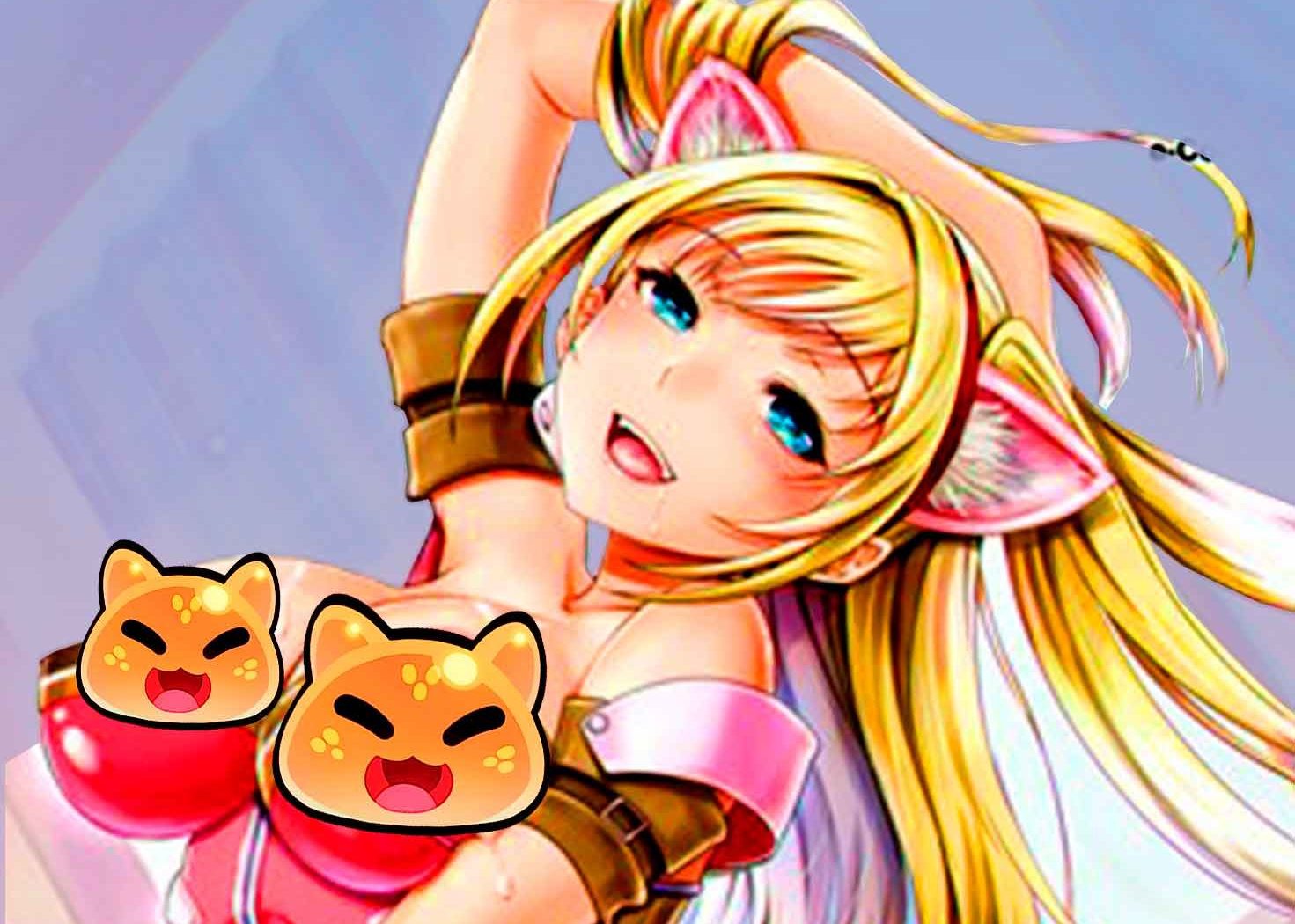 Подружка нарядилась кошечкой